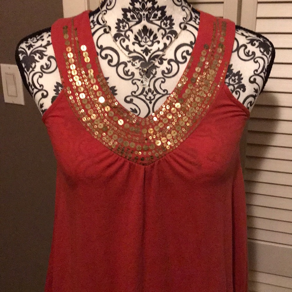 🍁 Pretty Summer Tank/gently used 🍁 - Picture 6 of 8